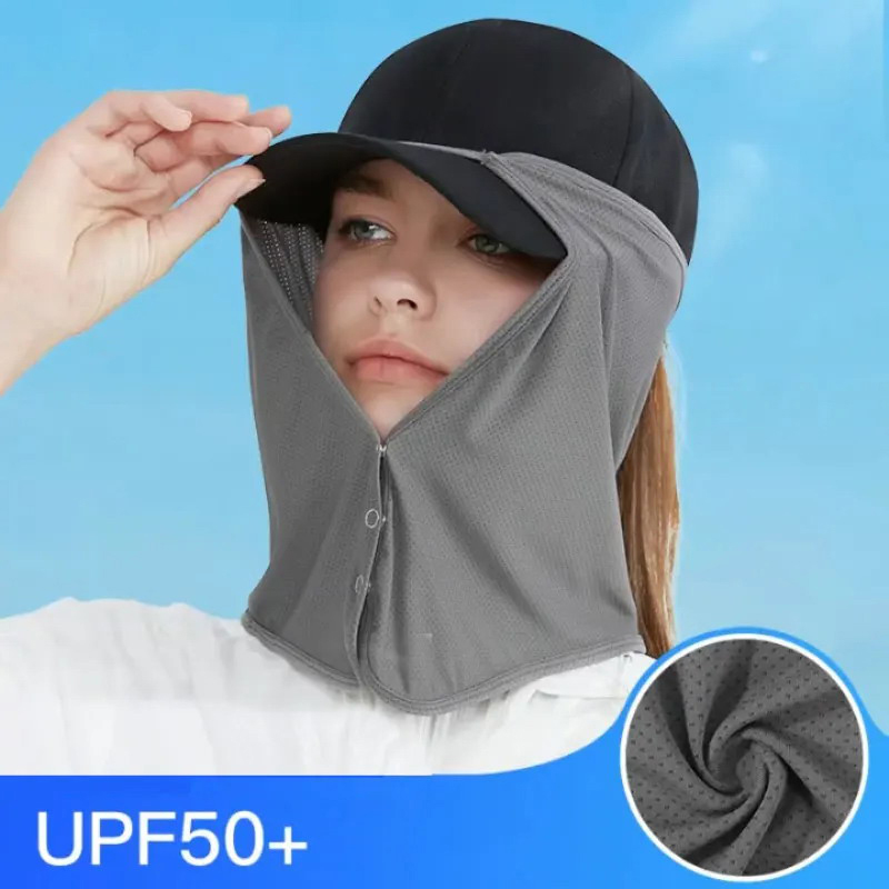 Fishing Mask Sun Protection - Szybkoschnąca czapka wędkarska Osłona przeciwsłoneczna na