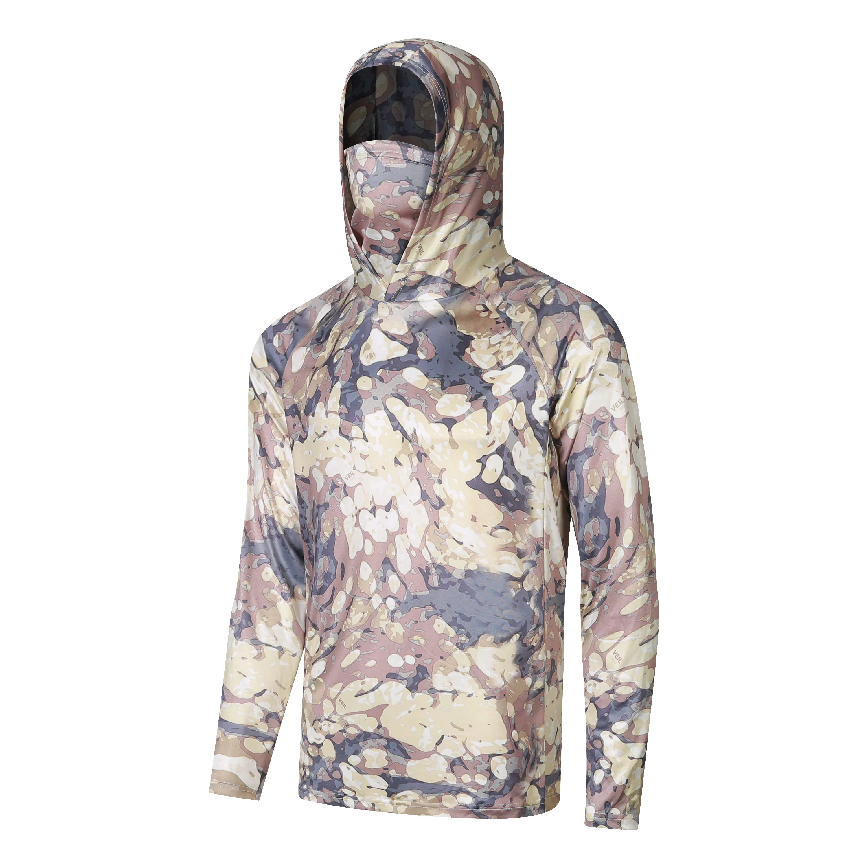 Fishing Shirt Uv Protection - Męskie koszulki wędkarskie z długim rękawem,