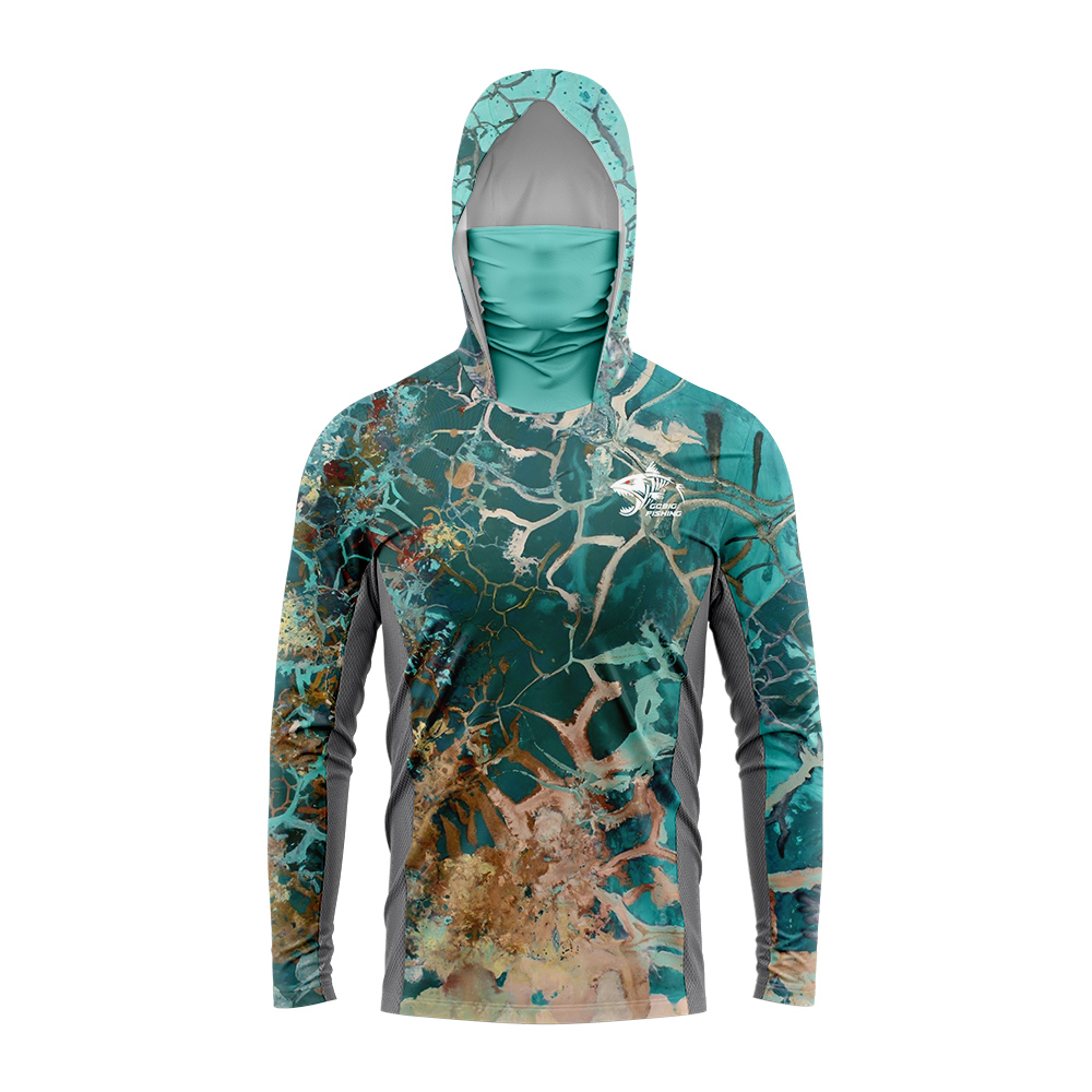 Gradientowa zielono-żółta kosz – Fishing Hoodie recenzja i cena