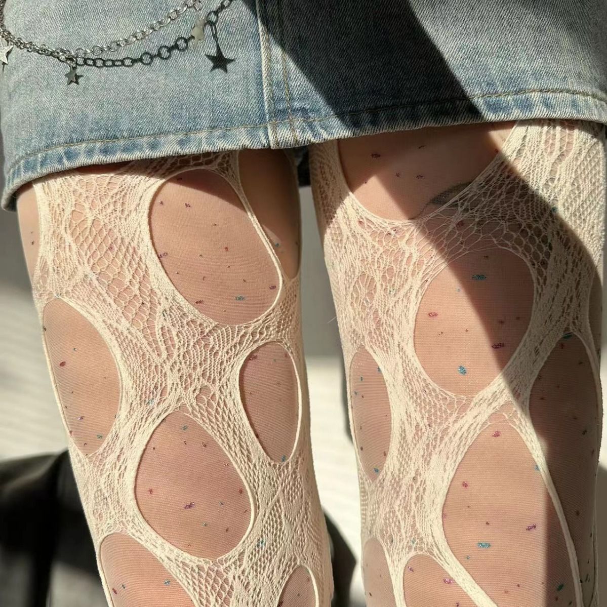 Sexy Punk Women Broken Hole St – Fishing Socks recenzja i cena