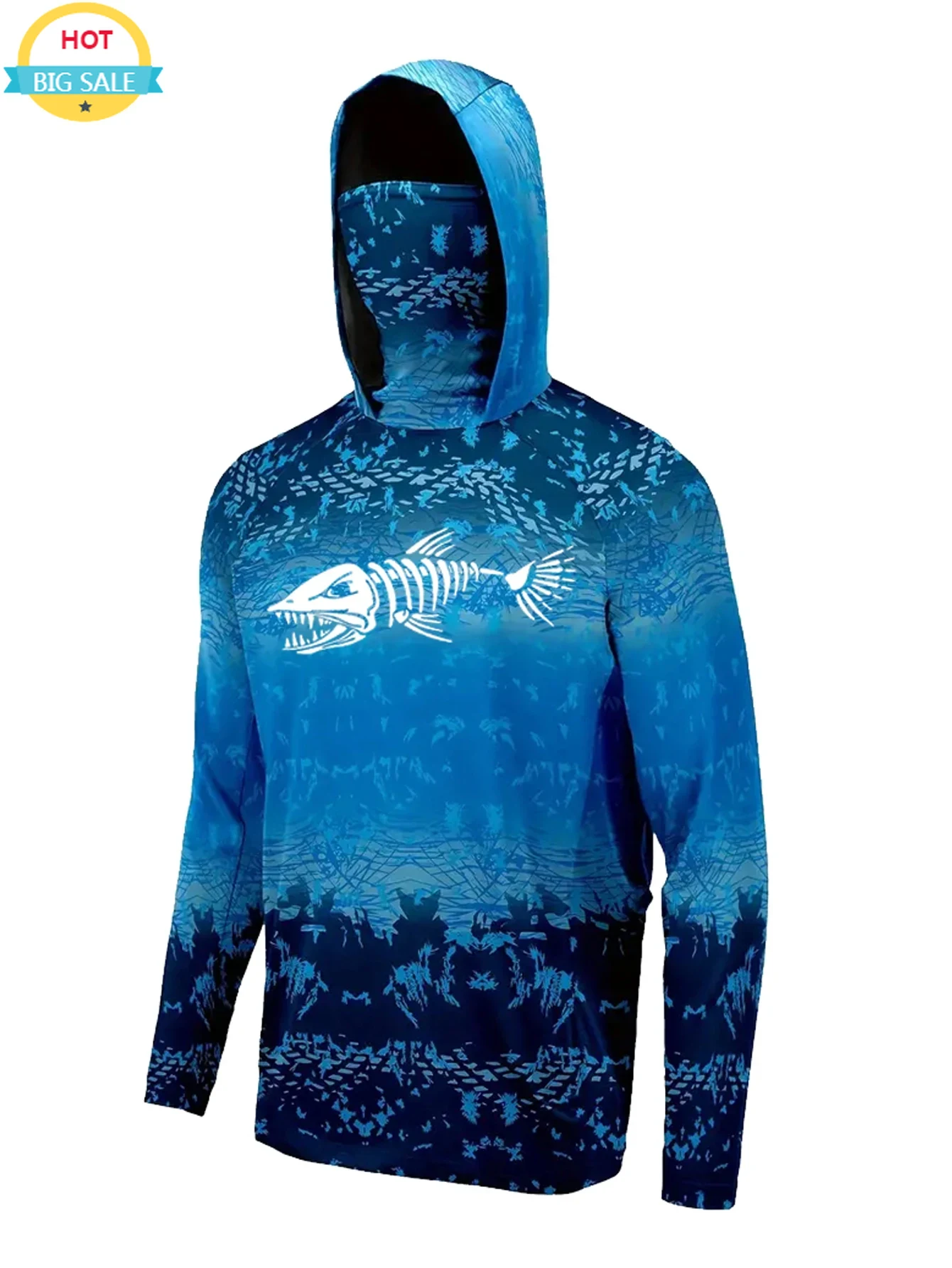 Odzież wędkarska z kapturem dl – Fishing Mask Sun Protection recenzja i cena